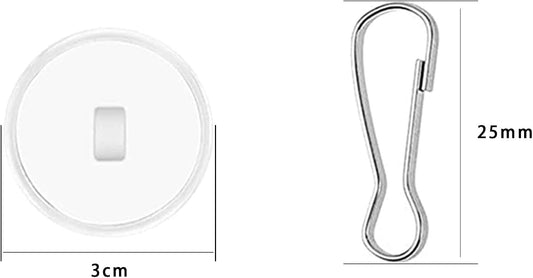 Easy Stick Hooks Simple Clear Hanging