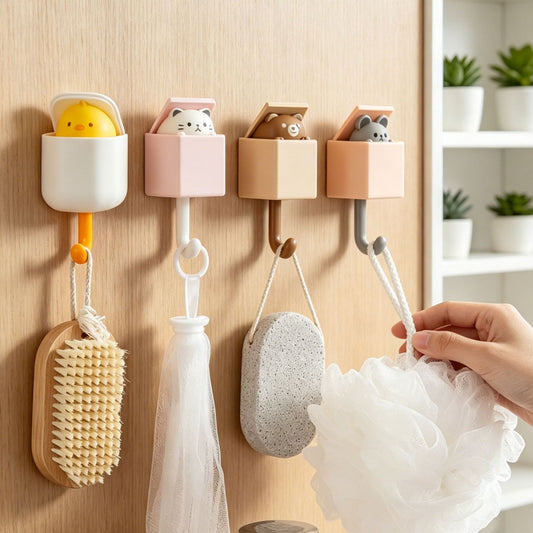 Cute Adhesive Wall Hooks