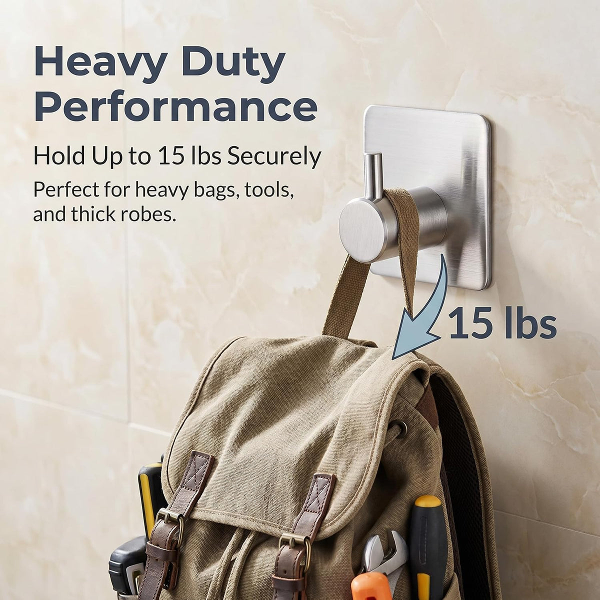 Adhesive Steel Hooks