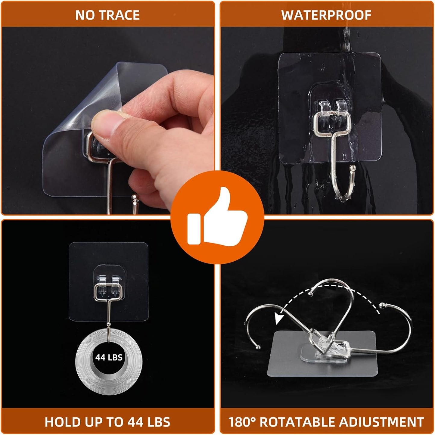 Self Adhesive Hooks Heavy Duty