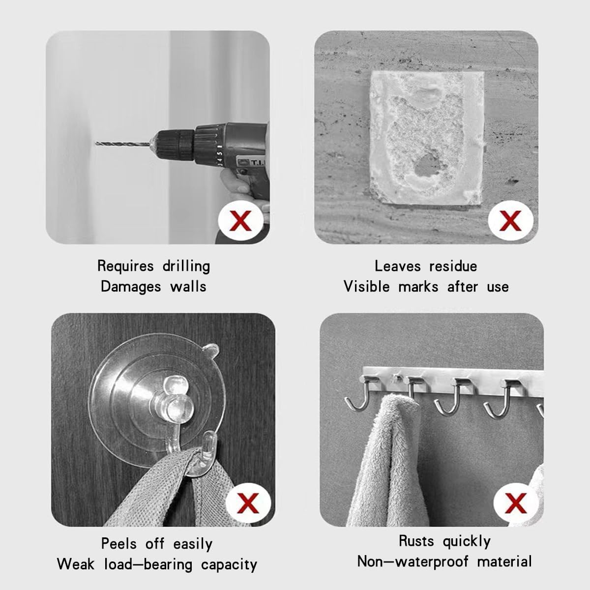 Adhesive Ceiling Hooks for Plants
