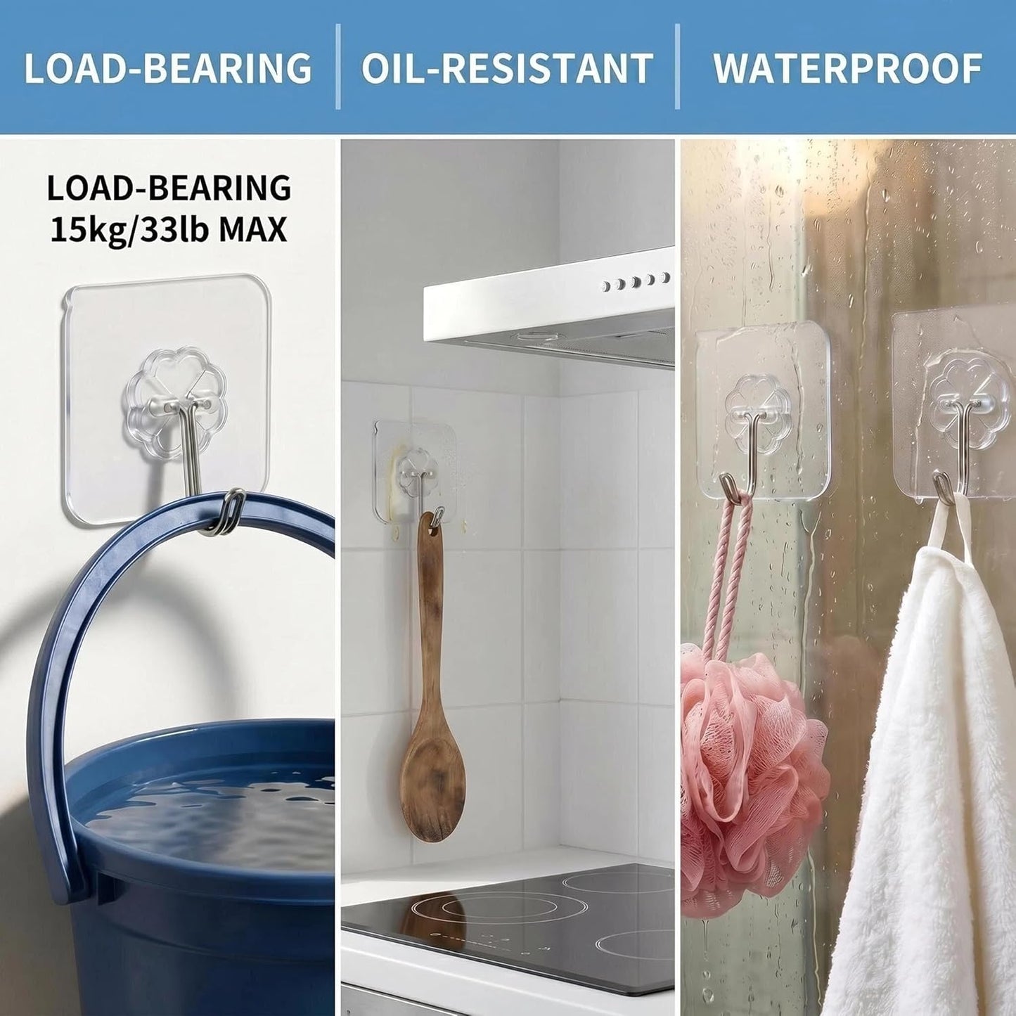 Strong Self Adhesive Coat Hooks
