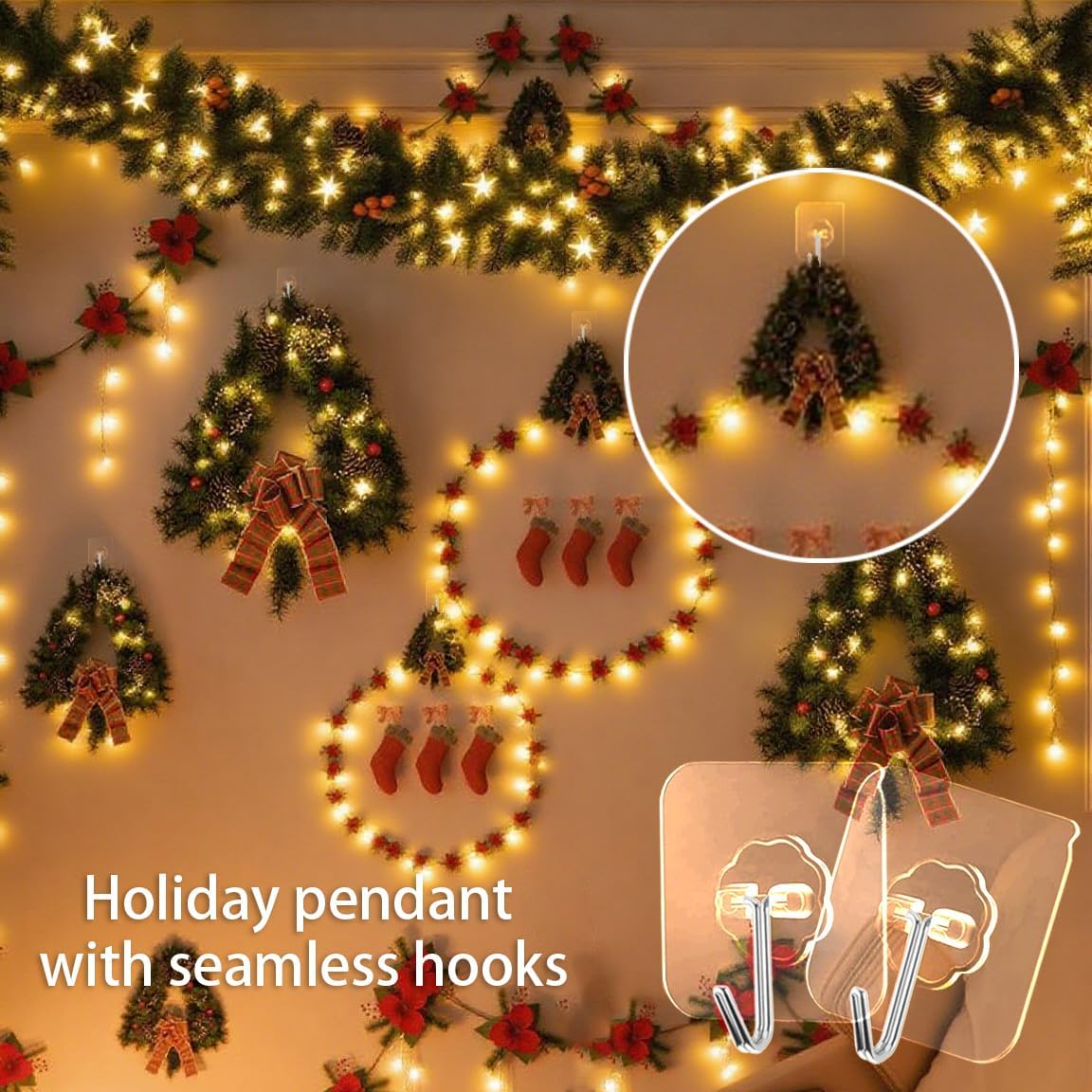 Adhesive Ceiling Hooks for Plants
