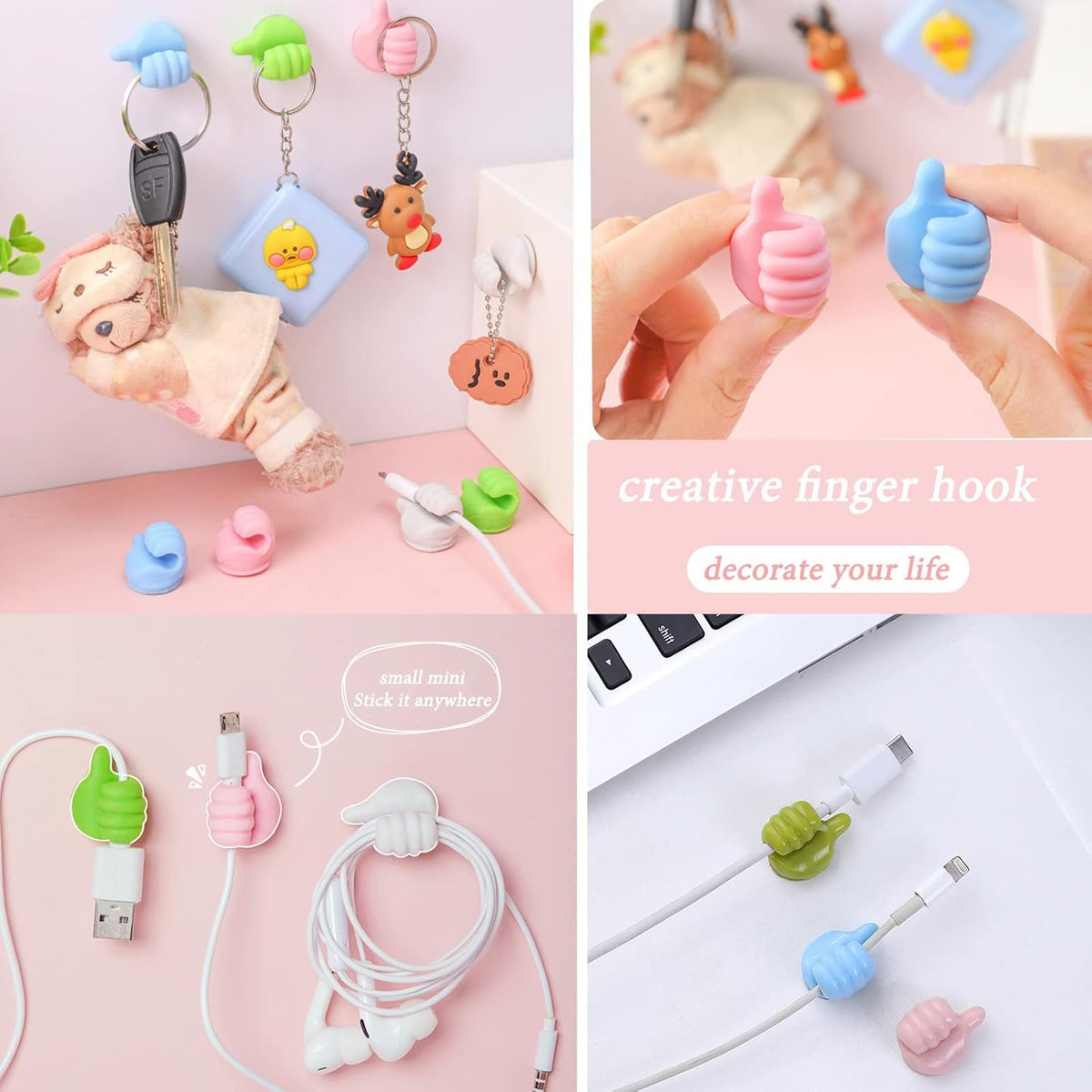Adhesive Small Hand Hook