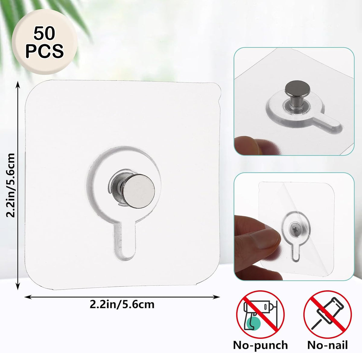 Adhesive Hooks for Painted Walls