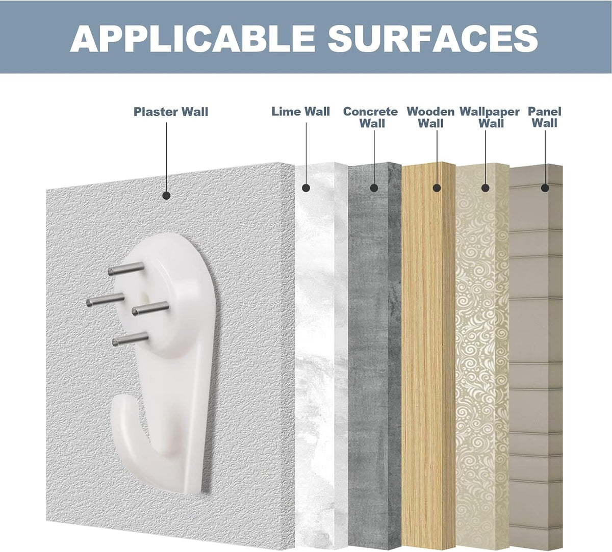 Cement Wall Hooks