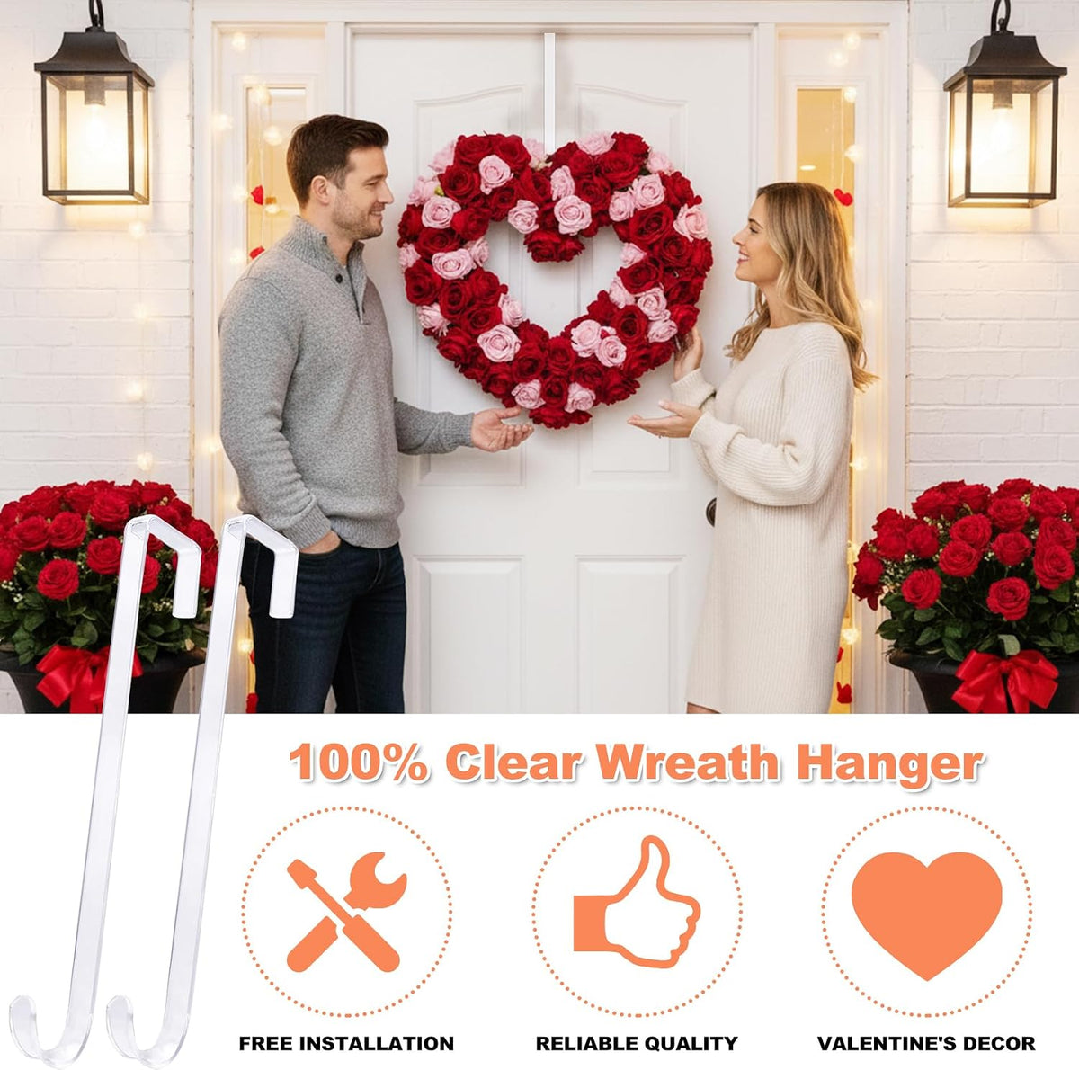 Removable Hooks for Christmas Decorations