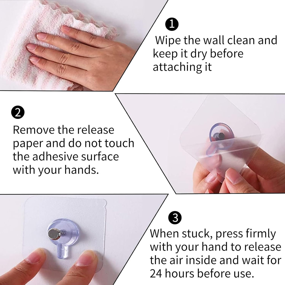 Adhesive Wall Hooks for Frames