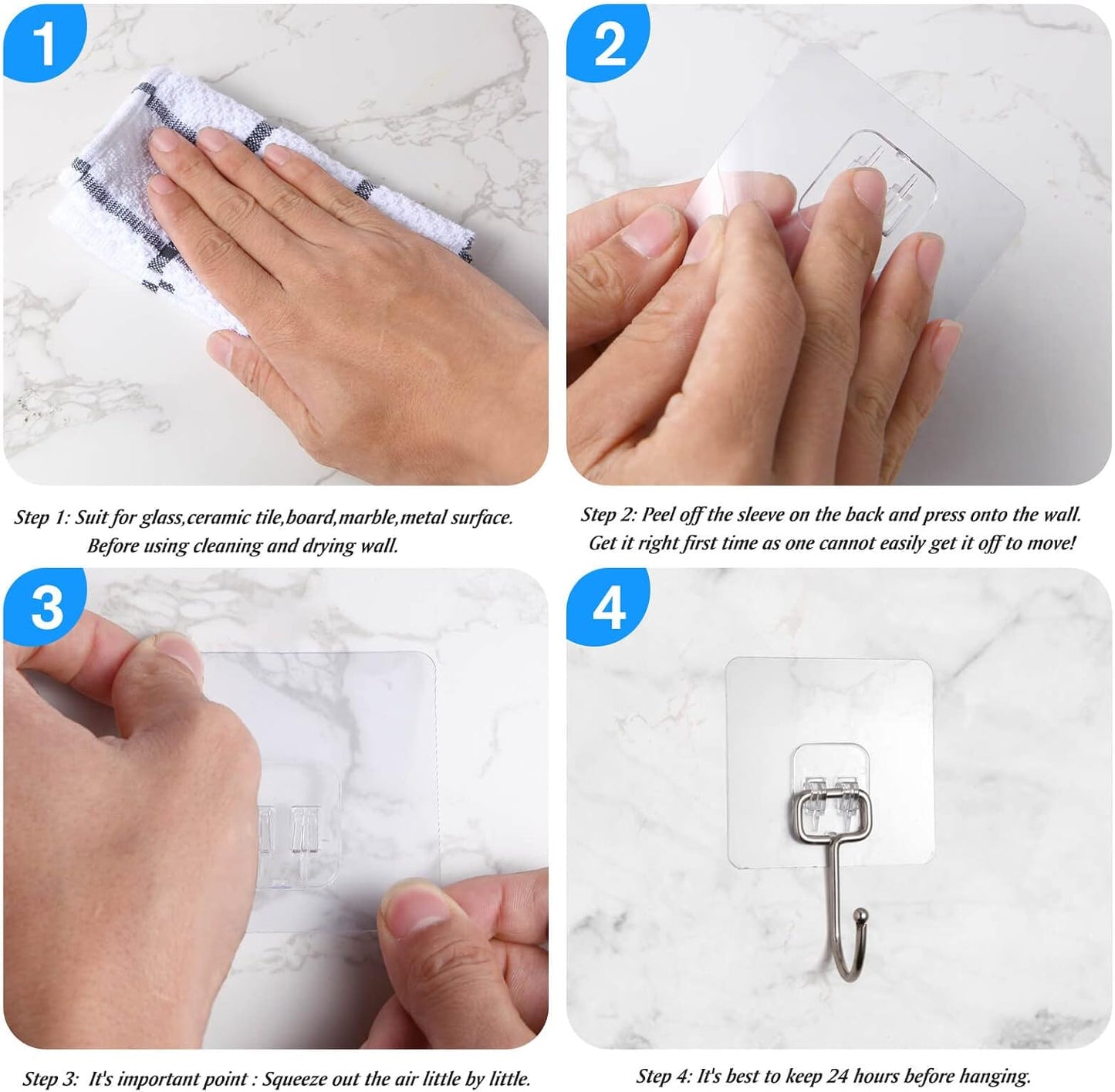 Removable Sticky Wall Hooks