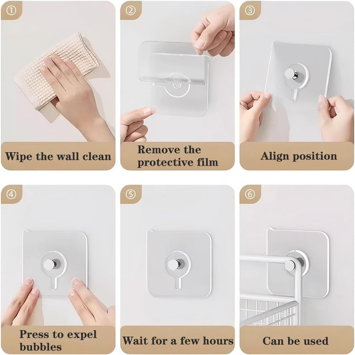 Heavy Duty Self Adhesive Picture Hooks