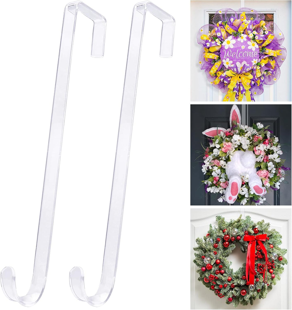 Removable Hooks for Christmas Decorations