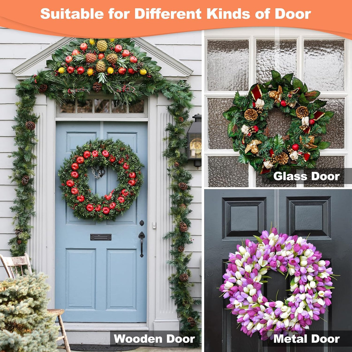 Removable Hooks for Christmas Decorations