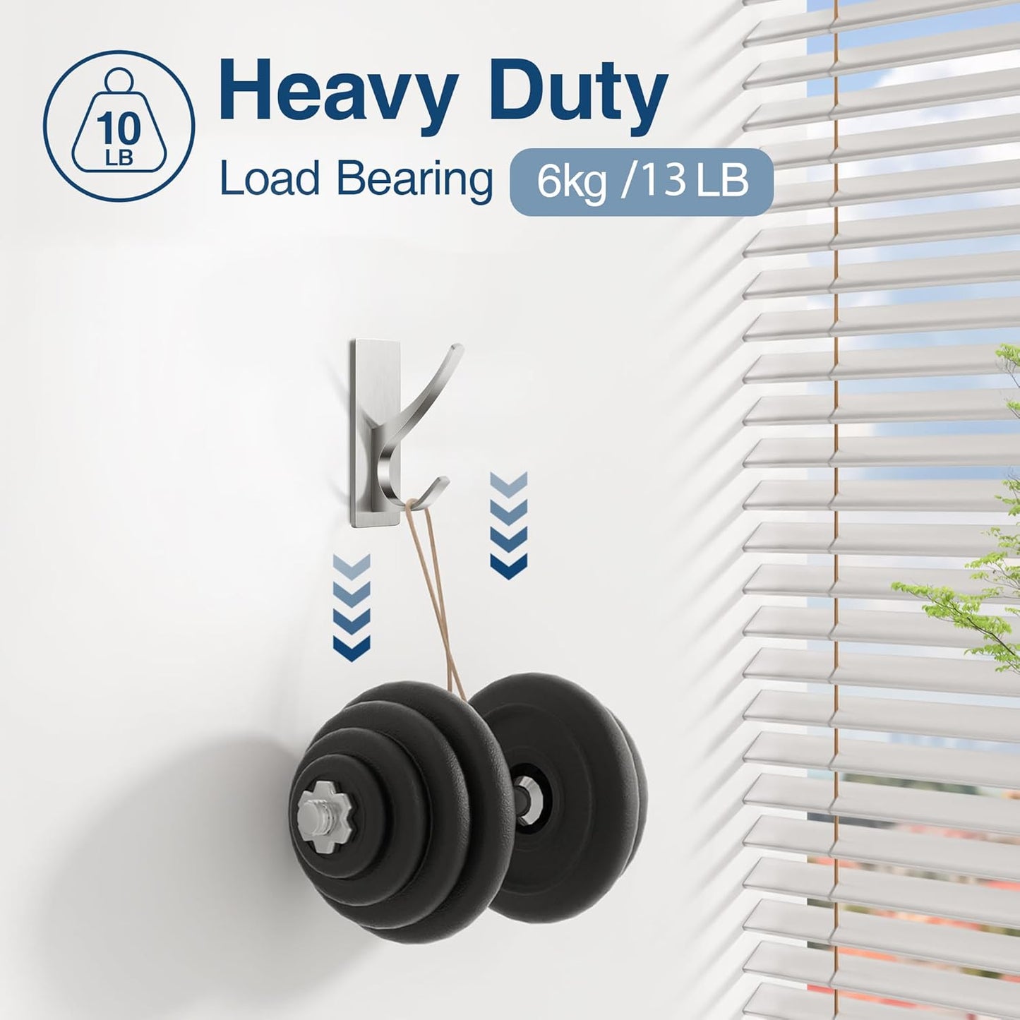 Self Adhesive Bathroom Towel Hooks