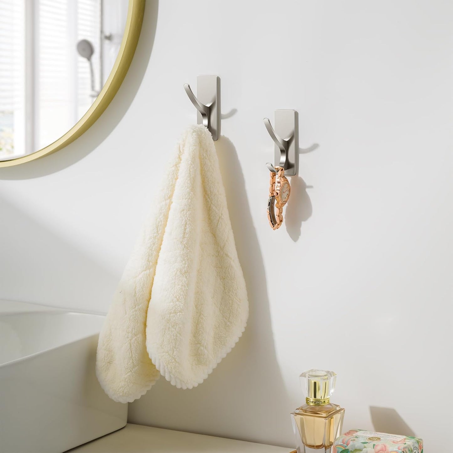 Self Adhesive Bathroom Towel Hooks