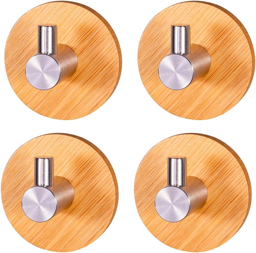 Self Adhesive Wooden Hooks