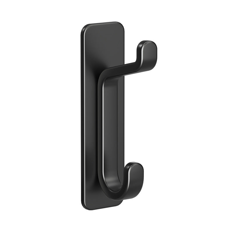Stainless Steel Adhesive Hooks, 4-Pack, 13 lb Max Load