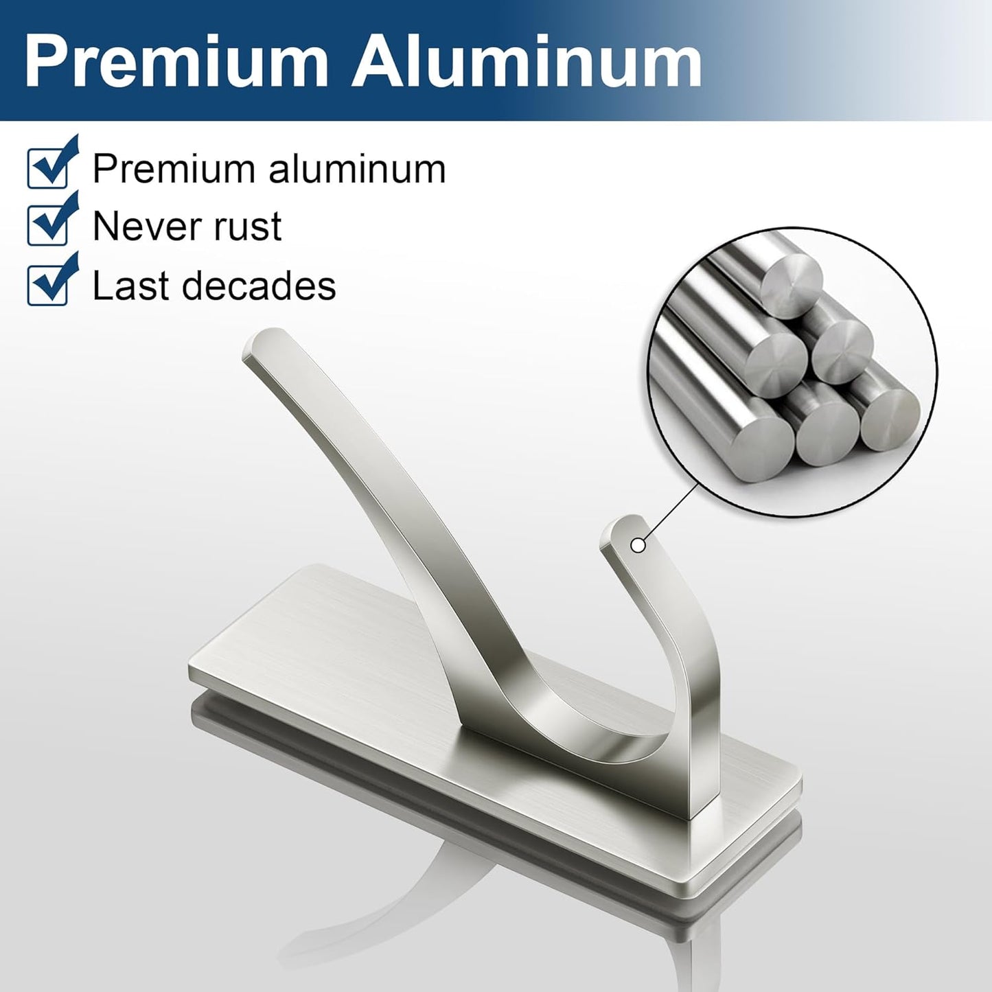 Self Adhesive Bathroom Towel Hooks