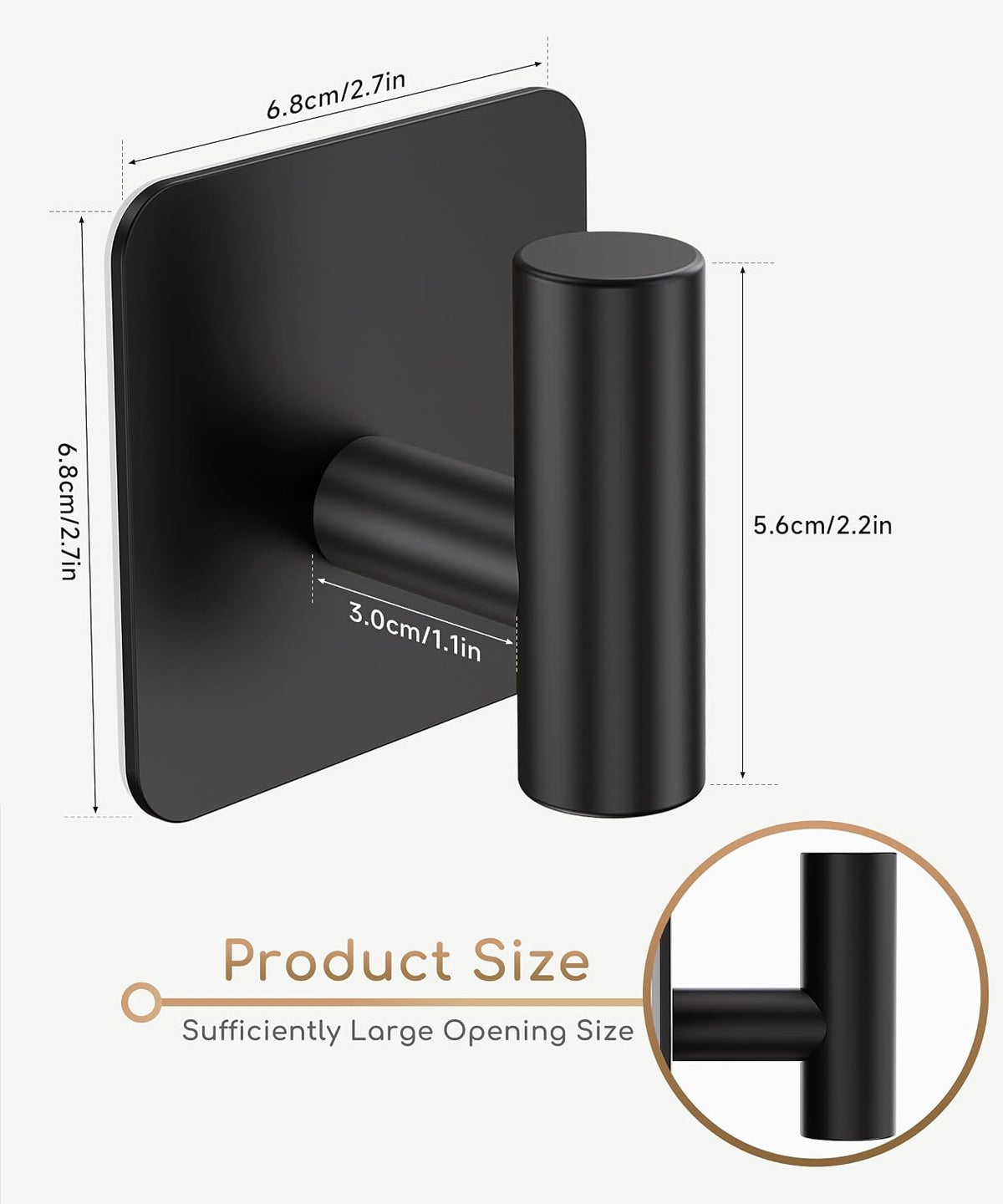 Aikzik Self Adhesive Hooks