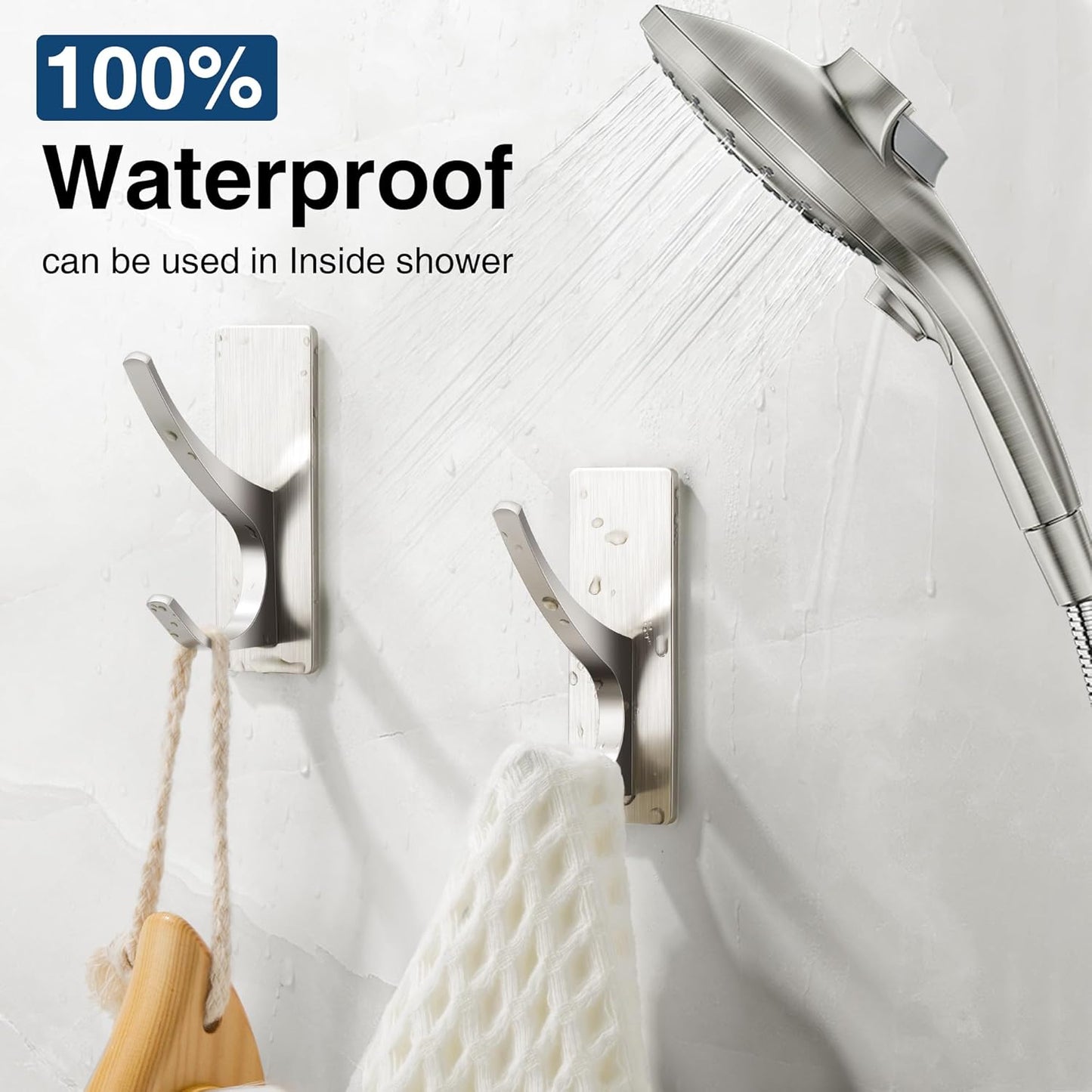 Self Adhesive Bathroom Towel Hooks