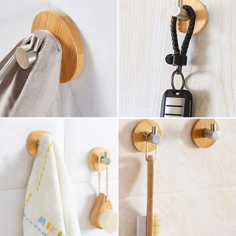 Self Adhesive Wooden Hooks